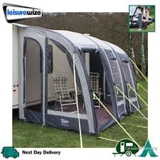 Image of Leisurewize Ontario 390 Air Inflatable Porch Caravan Awning 3.9M Pump Included