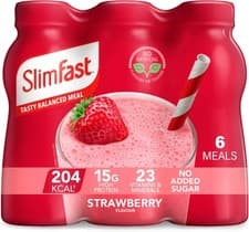 Image of SlimFast Ready To Drink Shake Meal Replacement Shakes for Weight Loss 6 x 325 ml