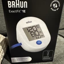 Image of NEW BRAUN ExactFit 1E BUA4000 Blood Pressure Monitor ONE BUTTON EASY TO USE