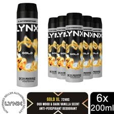 Image of Lynx XL Anti-Perspirant 72-Hour Sweat Protection Deodorant 200ml, 3 or 6 Pack