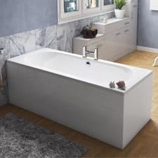 Image of Signature Olympus Double Ended Rectangular Bath 1700mm x 750mm 0 Tap Hole