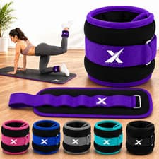Image of XN8 Ankle Wrist Leg Weights Straps Training Exercise Fitness Running Yoga Gym UK