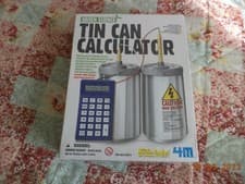 Image of Green Science Tin Can Calculator - new, sealed