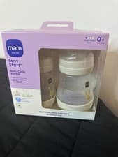 Image of MAM Easy Start Anti-Colic Baby Bottles 2 PACK(2X160ML) Sealed Box.NEW! UK