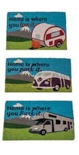 Image of Camping Door Mat Heavy Duty Coir Caravan Motorhome VW Camper Door Mat 36x50 cms