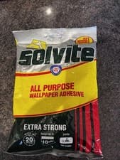 Image of Solvite All Purpose Wallpaper Adhesive 185g Extra Strong