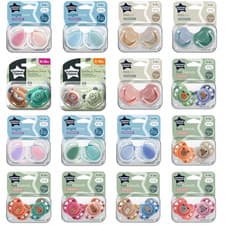 Image of Tommee Tippee Twin Pack BPA-Free Soother Pacifier 0 - 36 Months
