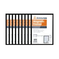 Image of Announce Magnetic Frame A3 Black (Pack of 10) AA01851