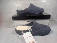 Image of Womens Navy Hush Puppies Good Slipper Slip On Cushion Foam Mule Slipper UK 5