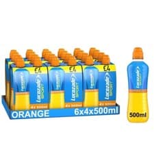 Image of Lucozade Sports Isotonic Drink Orange Pack of 6x4x500ml