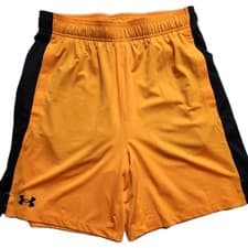 Image of Under Armour Shorts UA Train Stretch 2.0 Men's Medium Orange/Black New