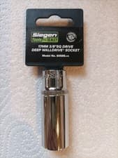 Image of Siegen WallDrive® Socket 17mm Deep 3/8"Sq Drive Sealey Hardened Tempered