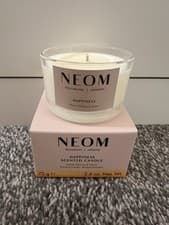 Image of NEOM Happiness Scented Candle Neroli Mimosa & Lemon 75g Travel Size BNIB