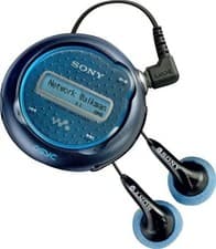 Image of Sony Walkman NW-E105 Blue ( 512 MB ) MP3 Player - NEW in BOX