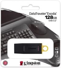 Image of Kingston USB 3.2 Flash Drive DataTraveler Exodia 32GB–256GB Memory Stick
