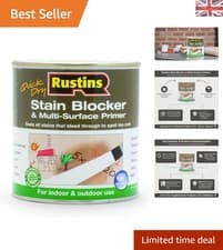 Image of Multi-Surface Stain Blocker Primer 250ml - Quick Drying for Wood & Plaster