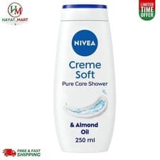 Image of NIVEA Care Shower Creme Soft 250ml Almond Oil Moisturising Body Wash Mild Scent
