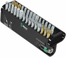 Image of Wera 30 Piece Universal Pz, Tx, Hex, Slot,Ph Screwdriver Bit Set & Holder,056440