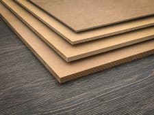 Image of A3 A4 A5 MDF sheets / boards various thicknesses. We can cut to size.
