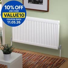 Image of K Rad Kompact Type 21 Double Panel Radiator 600 x 1300mm