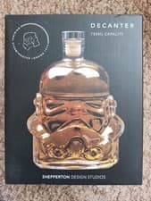 Image of Original Stormtrooper Glass Decanter - Shepperton Design Studios - 750ml - New