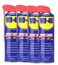 Image of WD-40 X4 Multi-Use Smart Straw 450ml Spray Aerosol Can Clean Rust Lubricant WD40