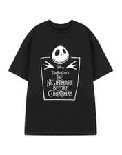 Image of Disney The Nightmare Before Christmas Coffin Short Sleeved T-Shirt Unisex Kids