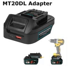 Image of MT20DL Battery Adapter for Makita 18V BL1830 BL1860 Converter To Dewalt 18V Tool