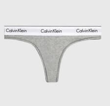 Image of Calvin Klein Thong - Grey - XL