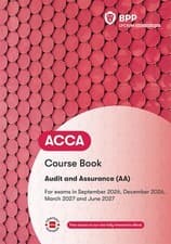 Image of ACCA Audit and Assurance Course Book by BPP Learning Media (Paperback Book)