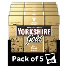 Image of Yorkshire Tea Gold Tea 80 Tea Bags (Pack of 5 total 400 Teabags)