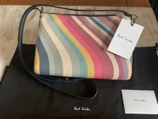 Image of Paul Smith Leather Swirl Bag Pochette Crossbody Bnwt