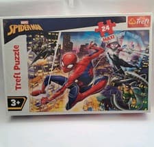 Image of Marvel Spiderman Jigsaw 24 Piece By TREFL SPIDERMAN puzzle