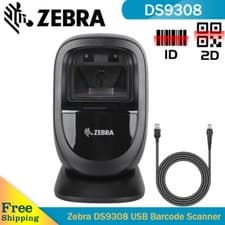 Image of Zebra DS9308-SR00004ZZWW Wired Desktop Barcode Scanner 1D 2D Code Reader USB