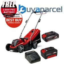 Image of Einhell 33cm Cordless Lawnmower 18V Rotary PXC GE-CM 18/33 Li 4Ah 2.5Ah Battery