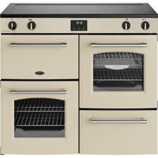 Image of Belling 444411833 Farmhouse 100Ei 100cm Electric Range Cooker 5 Burners A/A