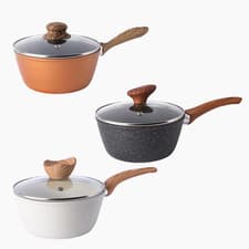 Image of 18cm Non-Stick Saucepan with Lid – Induction Compatible