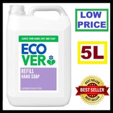 Image of Ecover Hand Soap Refill 5L Lavender & Aloe Vera Eco Friendly Liquid Hand Wash