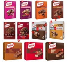 Image of SlimFast Bars Choc Orange Berry Rocky Road Caramel Strawberry SELECT FLAVOUR