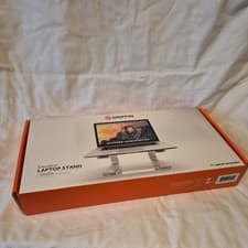 Image of GRIFFIN ELEVATOR MACBOOK LAPTOP STAND SUPPORTS POSTURE & ELEVATES WORKSPACE