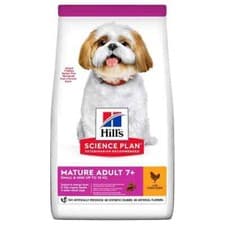 Image of Hills Science Plan Mature Adult 7+ Small & Mini Dry Dog Food (Chicken) All Packs