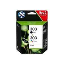 Image of HP 303 Black And Tri-Colour Ink Cartridges Genuine Combo Pack Multipack Inkjet 