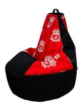 Image of Liverpool FC Bean Bag Chair 90 x 95 x 85 cm Gaming Seat Kids Bedroom PC PS Xbox