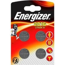 Image of Energizer CR2016 Lithium 3v Coin Cell Battery 4 Pack