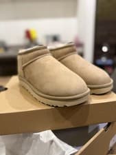 Image of UGG Classic Ultra Mini Women's Boot, Sand, UK Size 4 