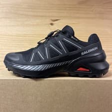Image of SALOMON Mens Black Speedcross Peak Running Trainers UK 7 BRAND NEW #A14
