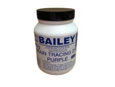 Image of Bailey Products Drain Tracing Dye 200g Jars - Various Colours Available