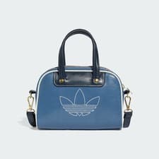 Image of Adidas Originals Adicolor Mini Bowling Bag Faux Leather Trefoil 2.25L LAST TWO