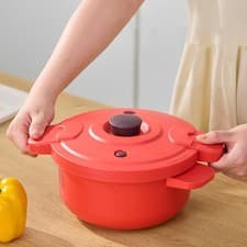 Image of Microwave Pressure Cooker Home Use Kitchenware Easy Clean Small Multi Cooker