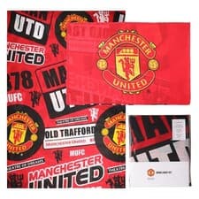 Image of Manchester United Patch Duvet Set - Double